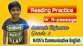Sarvesh Rajeevan/Reading Practice focussing on W, R words